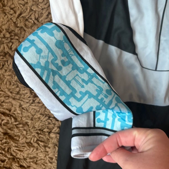 Rubies Teen Titan Go Cyborg Halloween Costume Medium Jumpsuit Gray - Picture 4 of 7